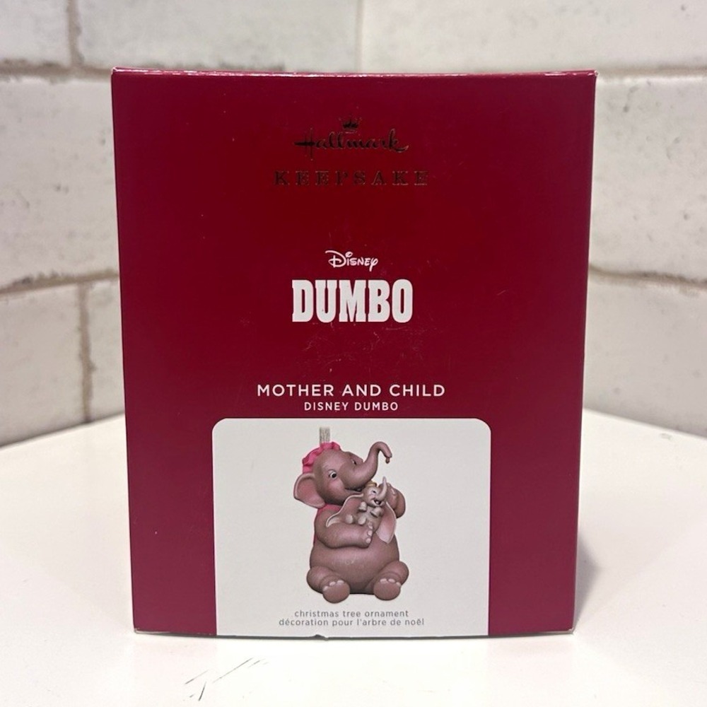 Hallmark Keepsake Disney Dumbo Mother & Child Porcelain Hanging Ornament